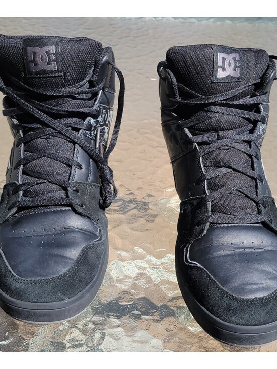 DC Cure Hi Top Skate Shoes  Men\'s size 13 Black main image 6